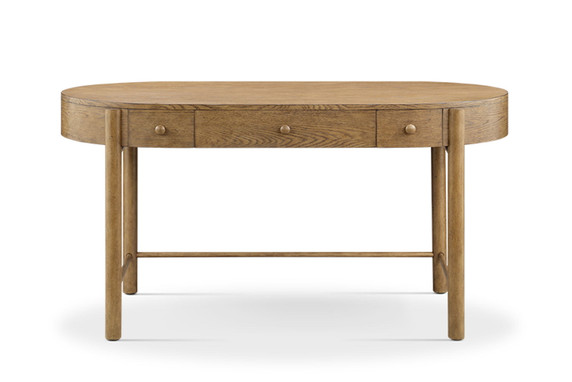 Hadleigh Brown - Oval Writing Desk - Honey