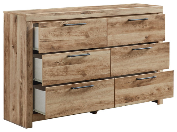 Hyanna - Six Drawer Dresser - Tan Brown