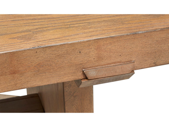 Lindon - Trestle Dining Table - Light Brown