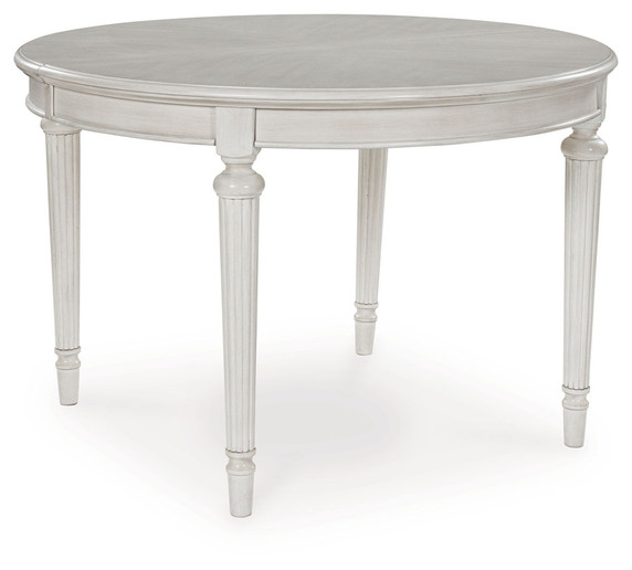 Montelaine - Oval Dining Room Extension Table - Antique White