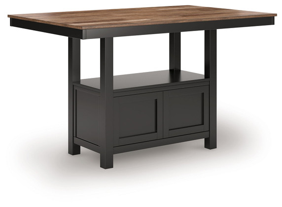 Wildenauer - Brown / Black - Rectangular Dining Room Counter Table Wildenauer - Brown / Black - Rectangular Dining Room Counter Table