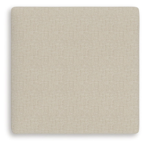 LadyMae - Oversized Accent Ottoman - Twill