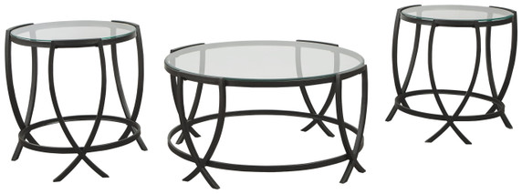 Tarrin - Occasional Table Set (Set of 3) - Black
