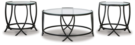 Tarrin - Occasional Table Set (Set of 3) - Black