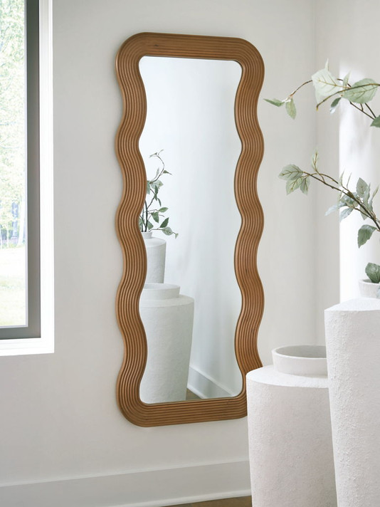 Ellisonville - Floor Mirror - Brown