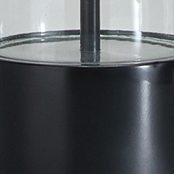 Kerrbrook - Glass Table Lamp - Clear / Black