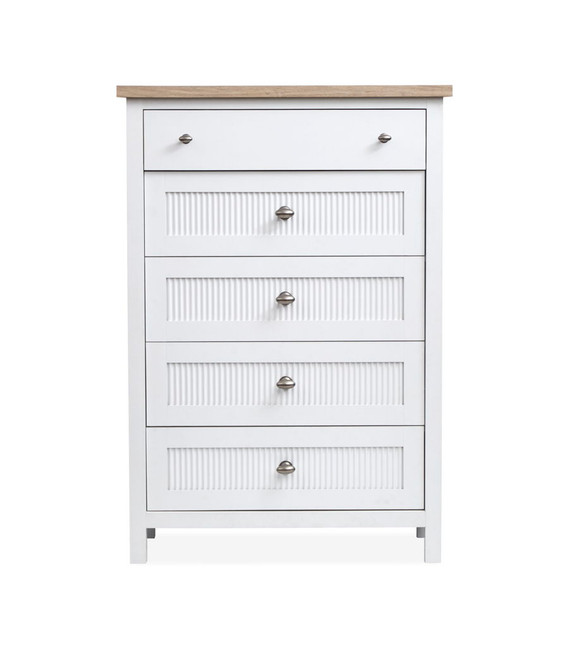 Windmill Harbour - Drawer Chest - White Whisp And Sand