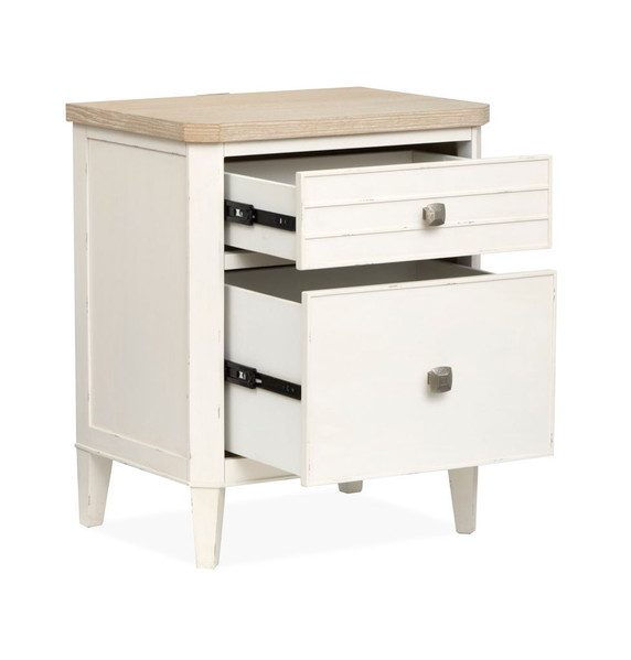 Echo Isles - Telephone Table - Sea Pearl And Driftwood