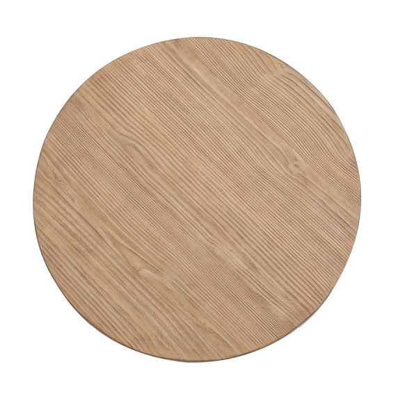 Hayden - Round End Table - Golden Oat