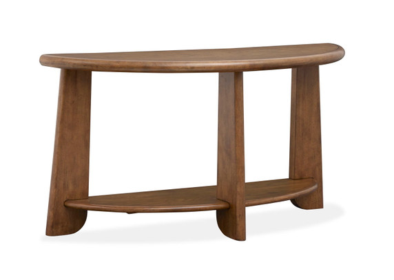 Tanner - Demilune Sofa Table - Tawny Brown