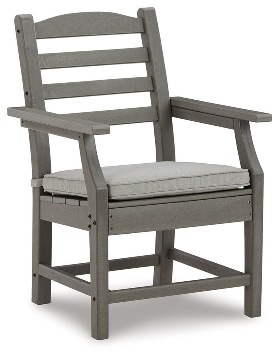 Visola - Arm Chair With Cushion (Set of 2) - Gray