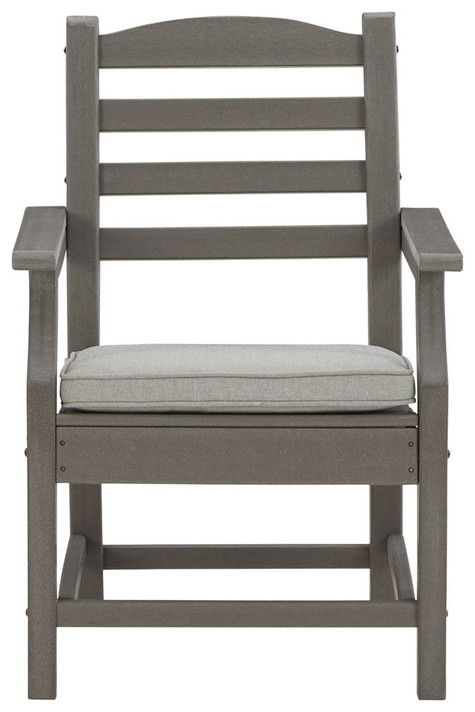 Visola - Arm Chair With Cushion (Set of 2) - Gray