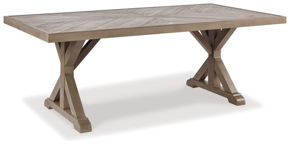 Beachcroft - Rect Dining Table W/Umb Opt