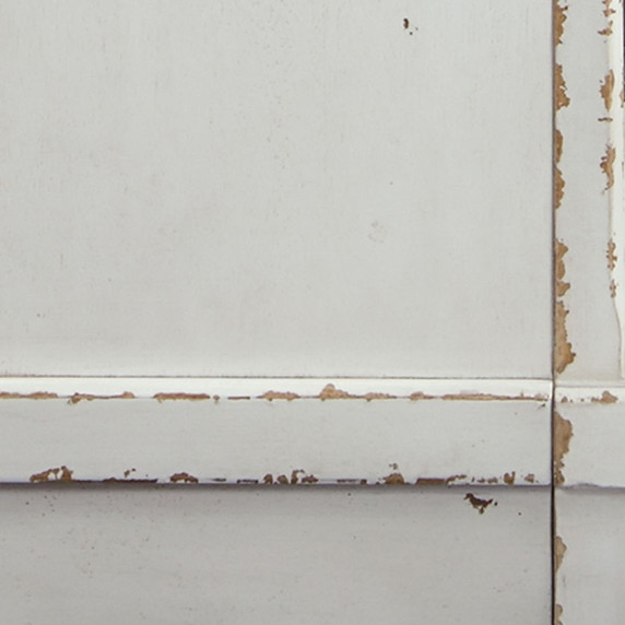 Realyn - 2 Pc. - 74" TV Stand with Electric Infrared Fireplace Insert - Chipped White