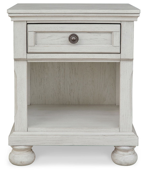 Robbinsdale - One Drawer Night Stand - Antique White