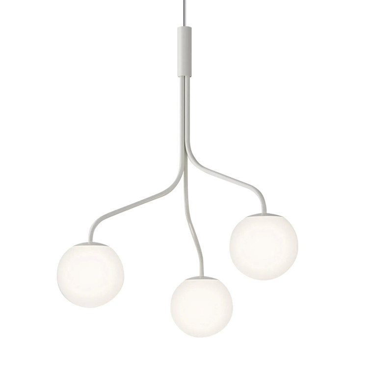 Curve Cluster Single Large Glass D200 Pendant