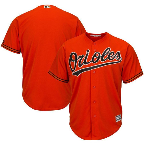 Baltimore Orioles Majestic Official Cool Base Team Jersey Orange 2019