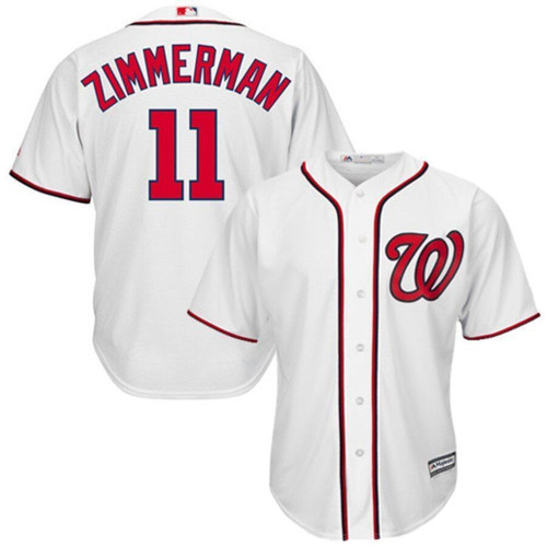 Ryan Zimmerman Washington Nationals Majestic Cool Base Player Jersey Jersey White 2021