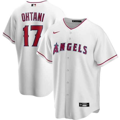 Shohei Ohtani Los Angeles Angels Home 2021 Replica Player White 3D Jersey