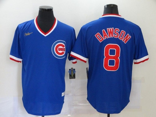 Chicago Cubs Andre Dawson 8 2021 Mlb Blue Jersey Jersey