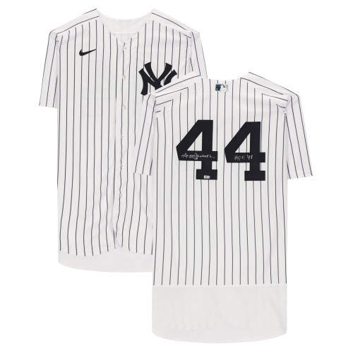 Reggie Jackson New York Yankees Fanatics  Autographed White Nike Replica Replica Replica  Jersey with "HOF 93" Inscription