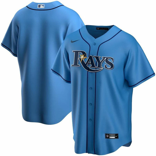 Tampa Bay Rays Alternate 2021 Replica Team Light Blue 3D Jersey