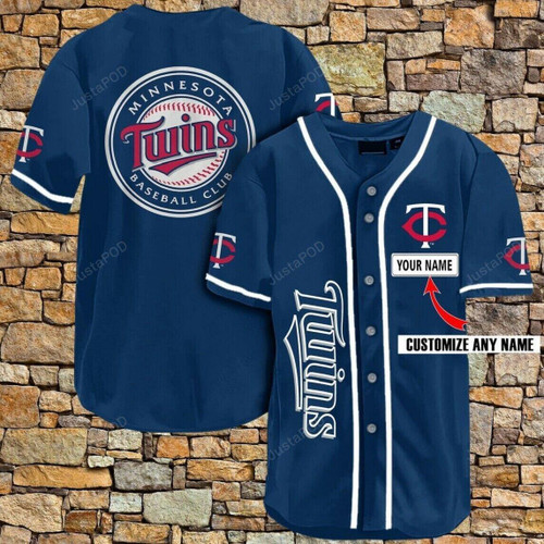Personalized Custom Name Minnesota Twins All Over Print Baseball Jersey For Fans