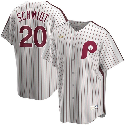 Philadelphia Phillies Mike Schmidt #20 2020 MLB White Jersey