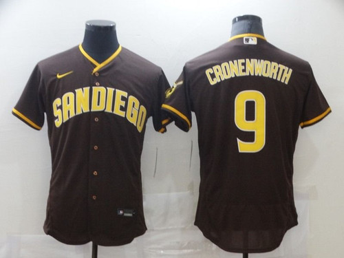 San Diego Padres Jake Cronenworth #9 Mlb Brown Classic Jersey