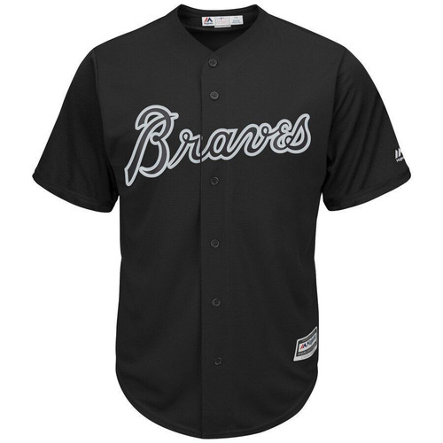 Atlanta Braves Majestic 2021 Players Weekend Replica Team Jersey Jersey Black 2021