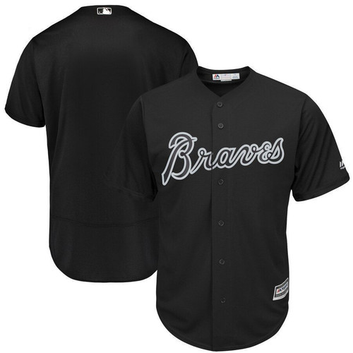 Atlanta Braves Majestic 2021 Players Weekend Replica Team Jersey Jersey Black 2021