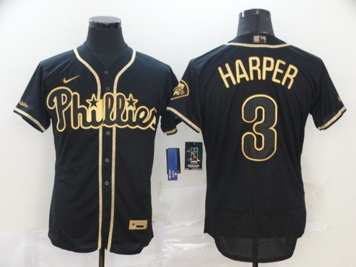 Philadelphia Phillies Bryce Harper3 2021 Mlb Black Jersey Jersey
