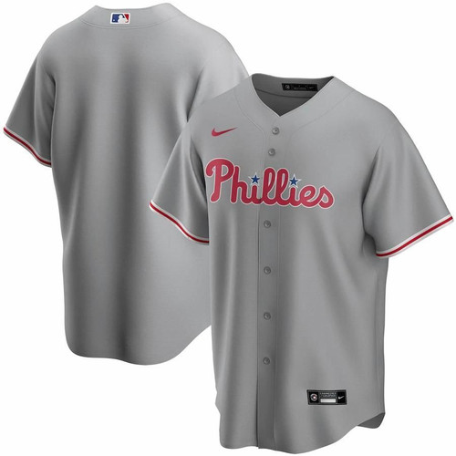 Philadelphia Phillies Road 2021 Replica Team Gray 3D Jersey
