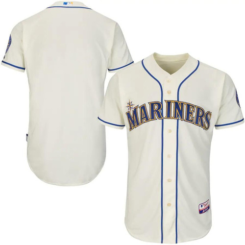 Seattle Mariners Majestic Team  Jersey - Cream