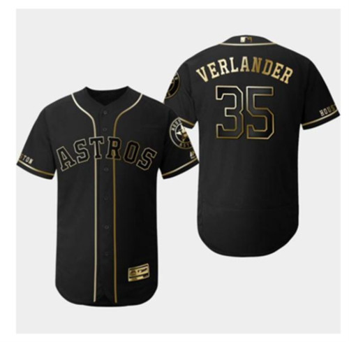 Houston Astros Justin Verlander #35 Black Jersey