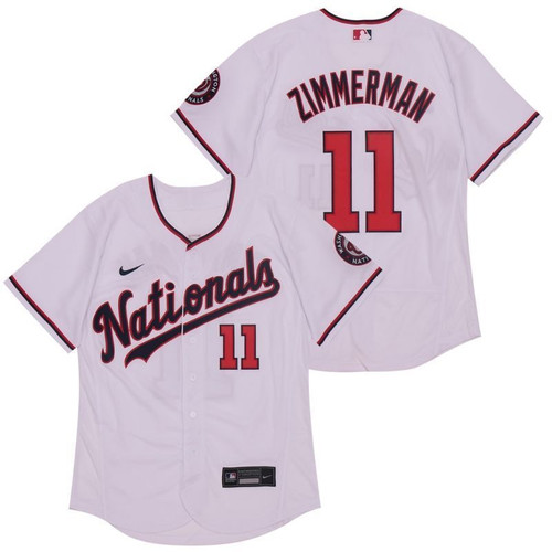 Ryan Zimmerman 11 Washington Nationals 2021 Mlb White Jersey Jersey