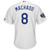 Manny Machado Los Angeles Dodgers Majestic World Series Cool Base Player Jersey Jersey White 2021