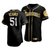 Men'S Seattle Mariners Ichiro Suzuki #51 Golden Edition Black  Jersey