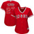 Mike Trout Los Angeles Angels Majestic Womens Cool Base Player Jersey Scarlet 2019