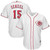Nick Senzel Cincinnati Reds Majestic Official Cool Base Player Jersey Jersey White 2021
