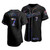 Men'S Washington Nationals Trea Turner #7 Iridescent Logo Holographic Limited Jersey Black