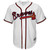 Men'S Majestic White Atlanta Braves Official Cool Base Jersey
