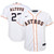 Nike Replica Jose Altuve White Houston Astros Home 2020 Replica Player Jersey