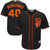Madison Bumgarner San Francisco Giants Majestic Alternate Cool Base Player Jersey Black 2021