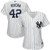 New York Yankees Mariano Rivera Majestic Womens 2021 Hall Of Fame Cool Base Player Jersey Jersey White/Navy 2021