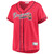 WomenS Red Atlanta Braves Plus Size Alternate Replica Team Jersey