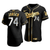 Men'S Los Angeles Dodgers Kenley Jansen #74 Golden Edition Black  Jersey