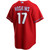 Nike Replica Rhys Hoskins Red Philadelphia Phillies Alternate 2020 Replica Player Jersey