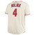 Men'S Yadier Molina Cream St. Louis Cardinals Big & Tall Replica Player Jersey