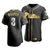 Men'S Philadelphia Phillies Bryce Harper #3 Golden Edition Black  Jersey